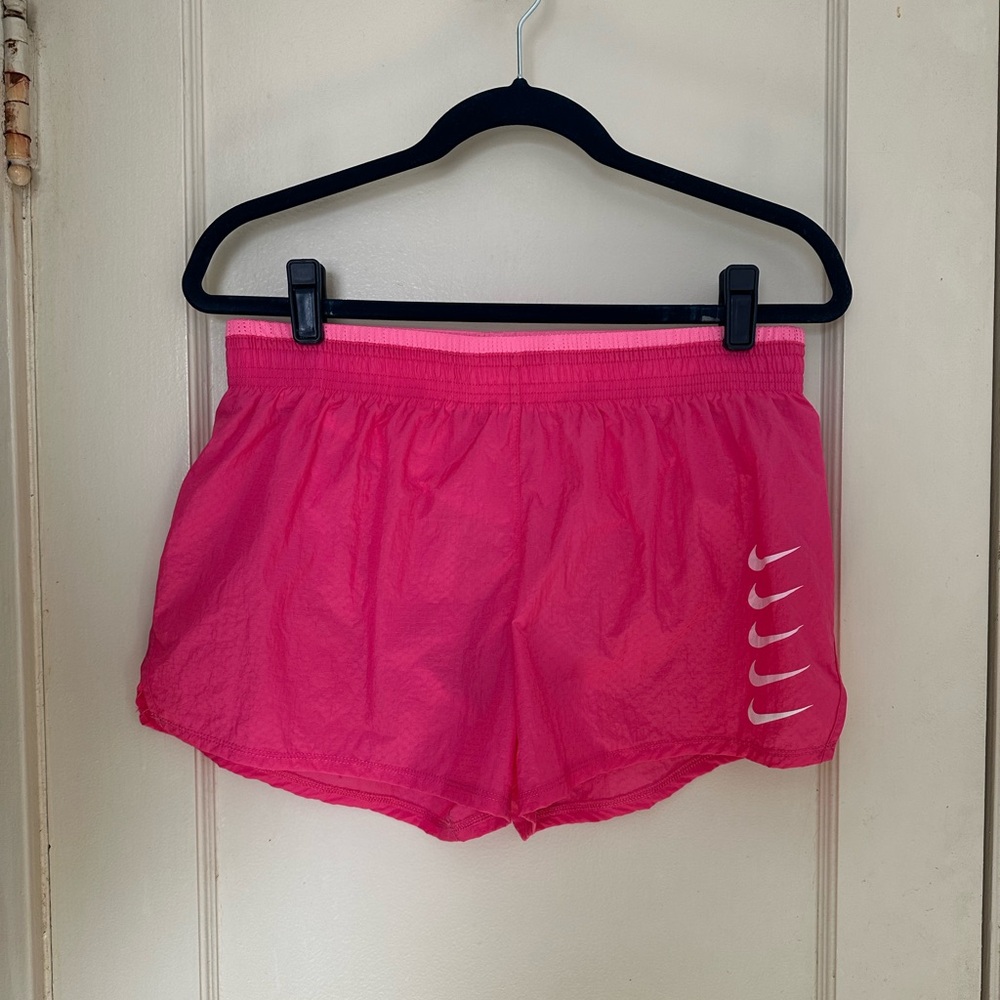 Nike Women's Bright Pink Running Shorts